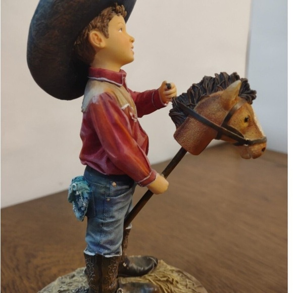 2008 MAMA SAYS DREAM BIG BOY & HORSE DEMDACO KATHY ANDREWS FINCHER - Picture 10 of 15